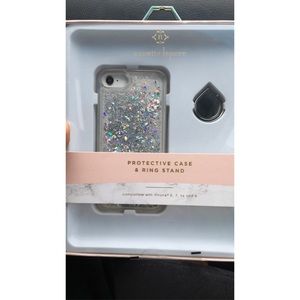 Protective phone case with ring stand